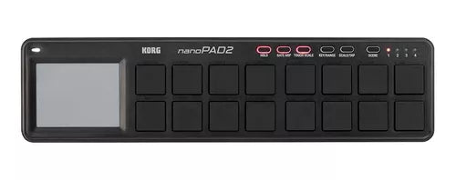 Controlador Korg De Almohadilla nanoPAD2BK de Korg Negro
