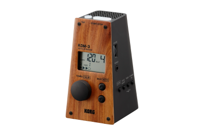 Metronome Korg Ocho Sonidos de Metrónomo, Madera negra KDM3WDBK