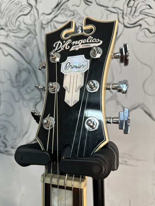 D'Angelico Premier DC XT Semi-hollowbody- Blue Burst USADA
