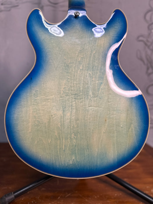 D'Angelico Premier DC XT Semi-hollowbody- Blue Burst USADA