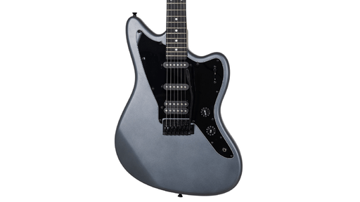 TAGIMA TW 60-MDSV-DF/BK JAZZMASTER STYLE ELECTRIC GUITAR MAPLE NECK METALLIC DARK SILVER