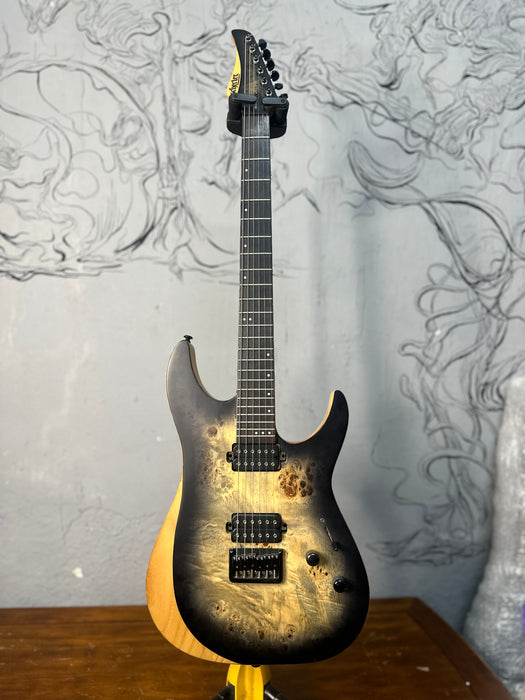 Schecter Reaper 6 - Satin Charcoal Burst USADA