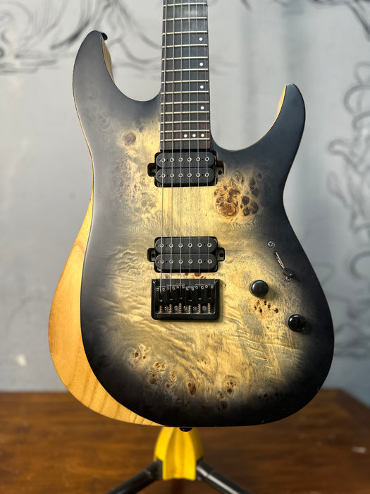 Schecter Reaper 6 - Satin Charcoal Burst USADA
