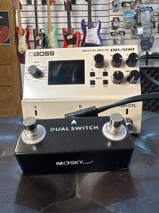 Boss DD-500 + dual Switch
