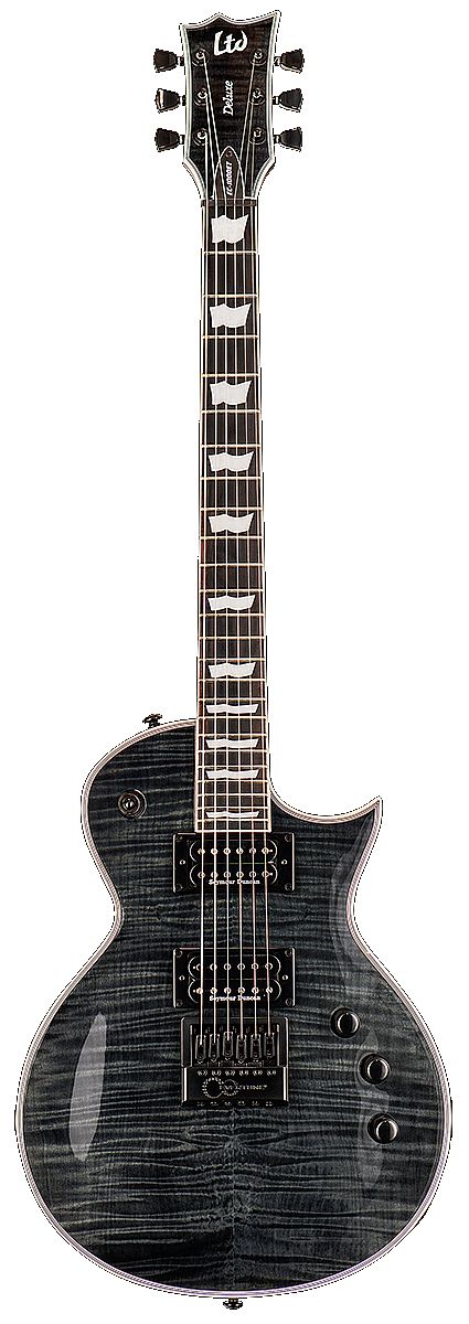 Guitarra Electrica LTD EC-1000 EVERTUNE SEE THRU BLACK