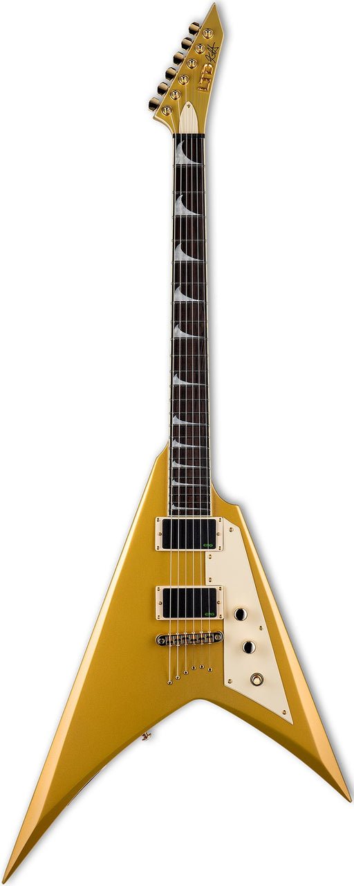 Guitarra Electrica LTD KH-V METALLIC GOLD con estuche