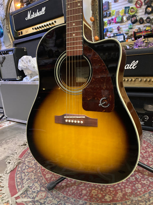 Epiphone DJ-210CE Vintage Sunburst USADO