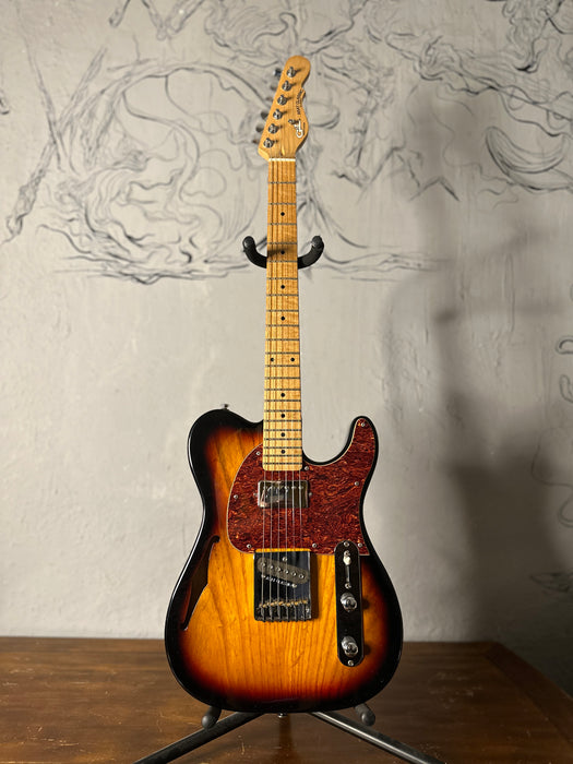 G&L Tribute ASAT Classic Bluesboy Semi-Hollow Sunburst