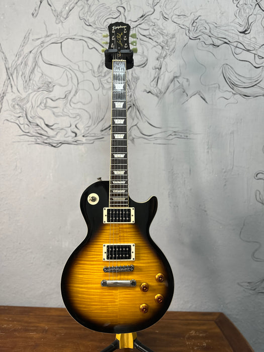 Epiphone Slash Signature Les Paul Standard Plus Top 2008 Vintage Sunburst