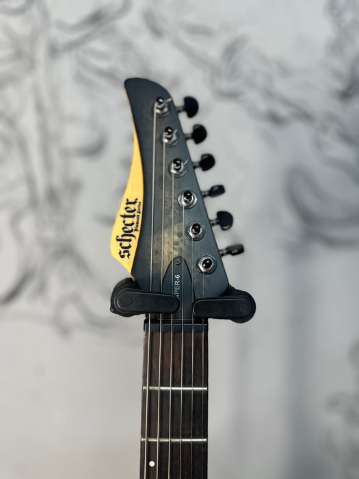 Schecter Reaper 6 - Satin Charcoal Burst USADA