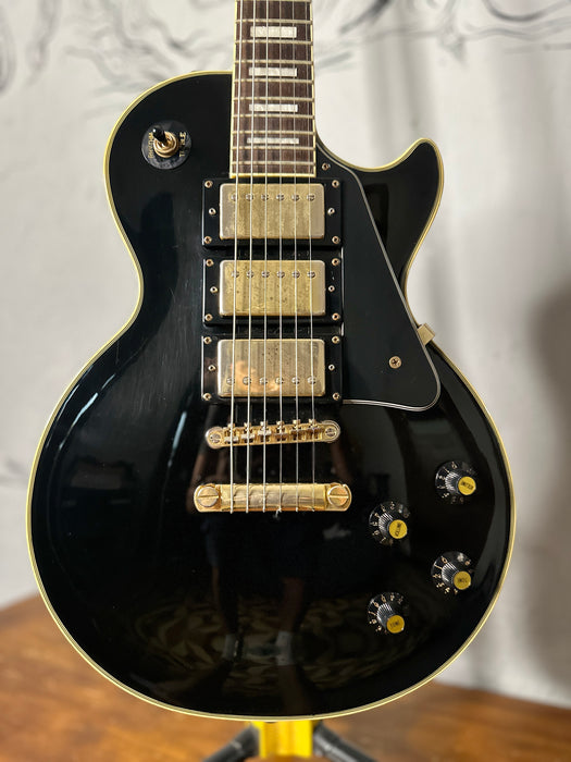 Epiphone Les Paul Custom - Black Beauty (3 pickup) / con case