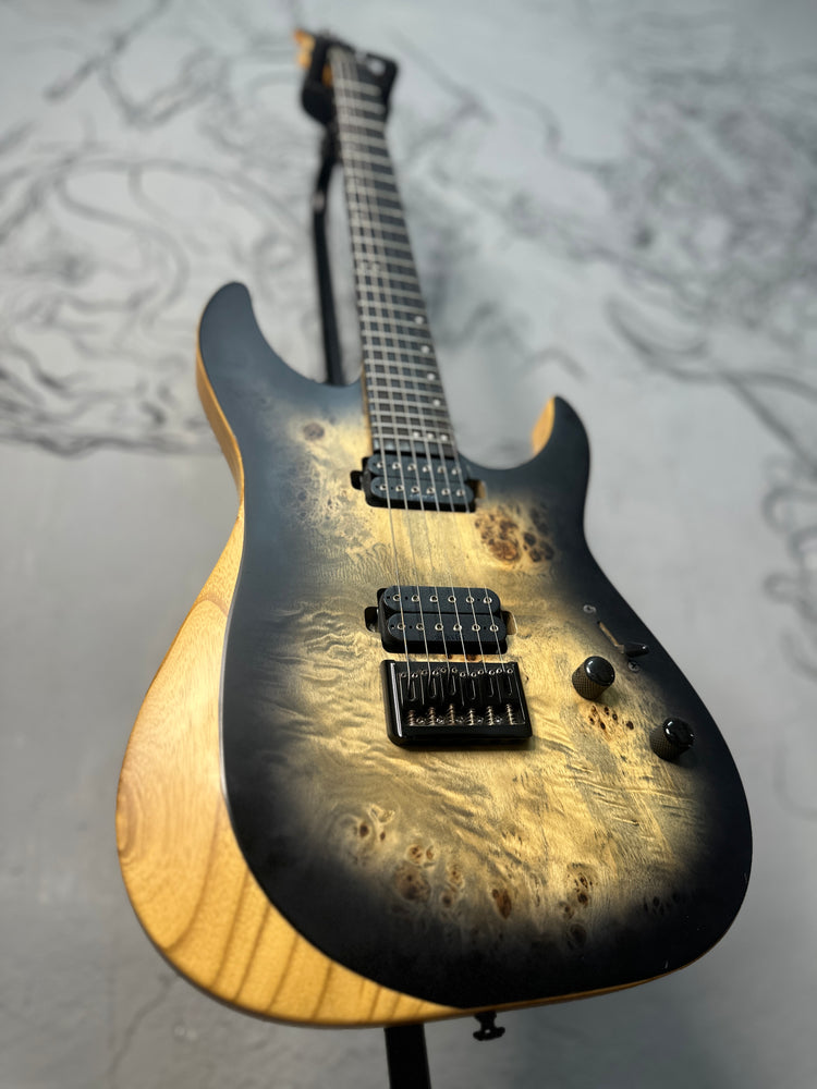 Schecter Reaper 6 - Satin Charcoal Burst USADA