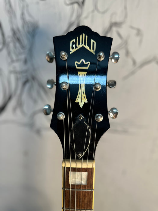 Guild Bluesbird LP negra USADA