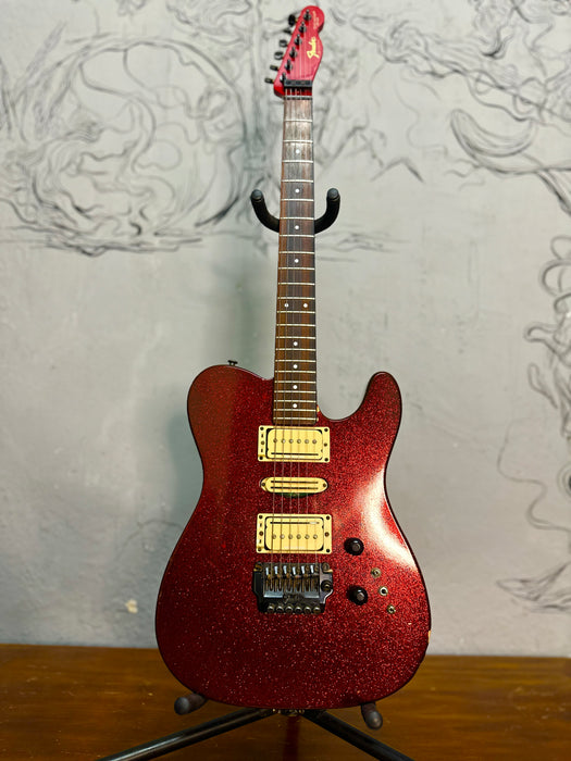 Fender Contemporary Series HSH Telecaster (candy apple red sparkle)