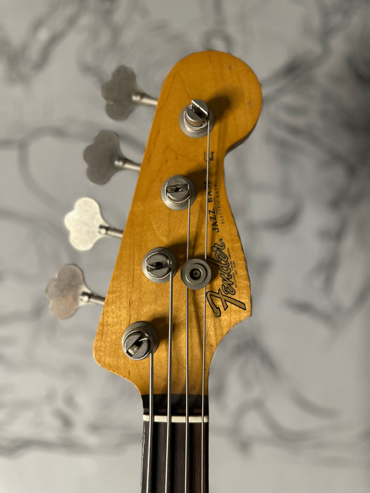 Fender Flea Jazz Bass Rosewood Roadworn Shell Pink
