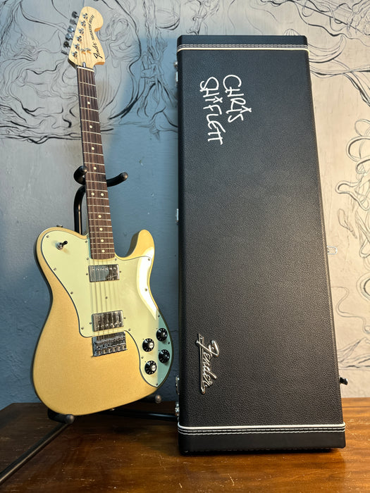 Fender Chris Shiflett Artist Series Signature Telecaster Deluxe Con Case - Shoreline Gold