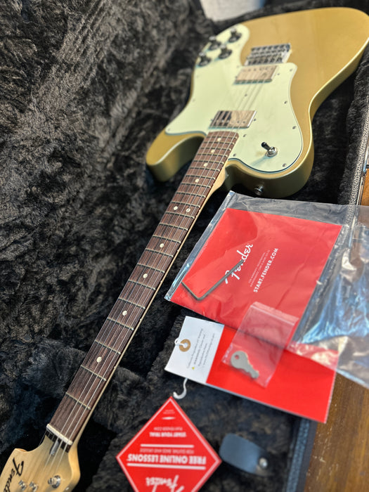 Fender Chris Shiflett Artist Series Signature Telecaster Deluxe Con Case - Shoreline Gold