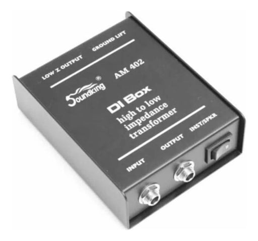Caja Directa Pasiva Soundking AM402 Conectores INST/PKR LOW Z OUTPUT