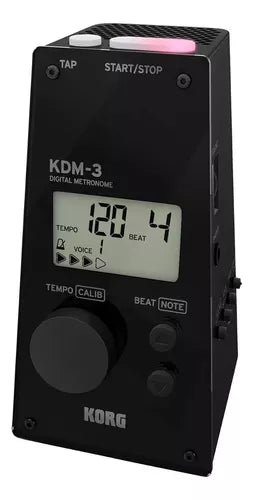 Metronome Korg 8 Sonidos de Metronome, 19 patrones KDM3BK