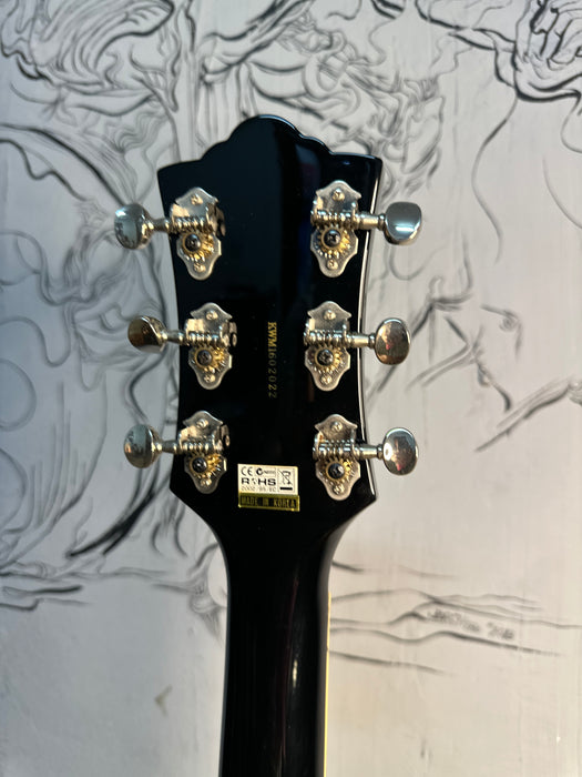 Guild Bluesbird LP negra USADA