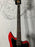 Squier Jaguar Bass Crimson Red Transparent