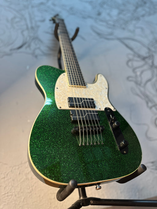 ESP LTD SCT-607B Stephen Carpenter Signature 7 Green Sparkle