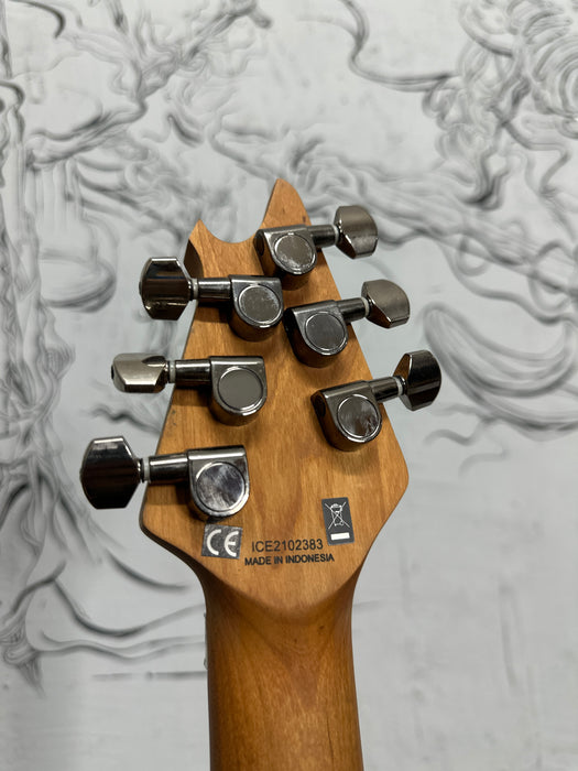 EVH Wolfgang Standard Exotic Bocote Baked Maple Fingerboard, Natural