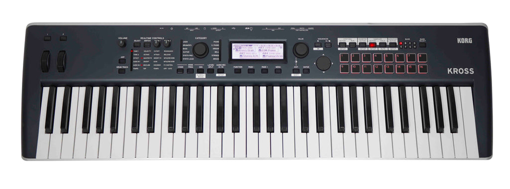 Sintetizador Korg Workstation 61 Teclas MBL Plata KROSS261 — Pepis