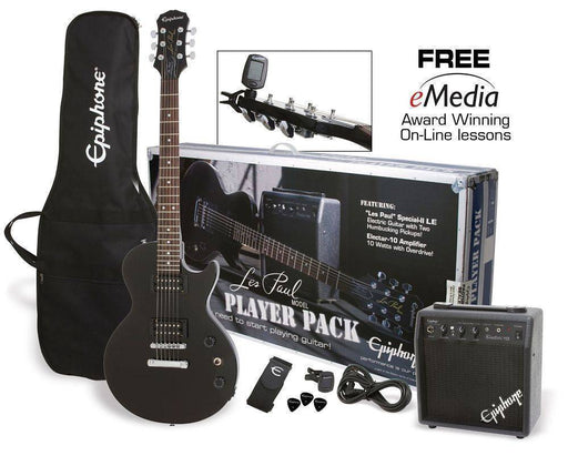 Paquete De Guitarra Electrica Epiphone Les Paul