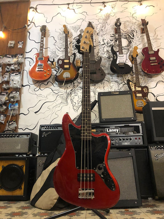 Squier Vintage Modified Jaguar Bass Special HB Candy Apple Red USADO