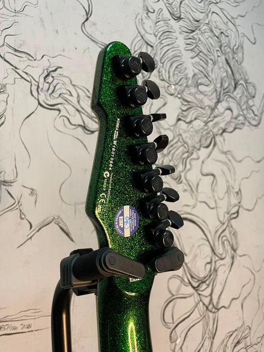 ESP LTD SCT-607B Stephen Carpenter Signature 7 Green Sparkle