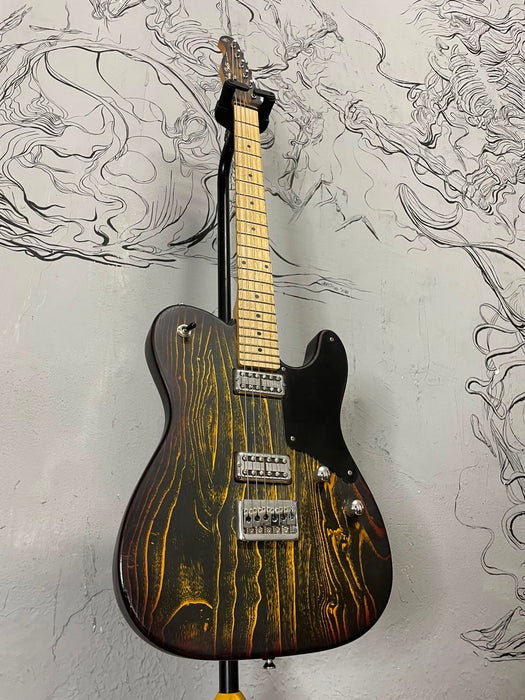 Harley Benton TE-90FLT Deluxe Series Orange Blast