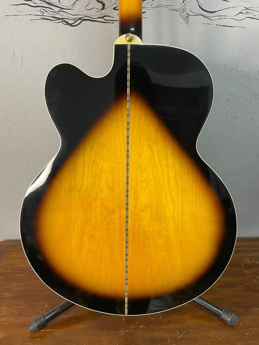 Epiphone J200 EC STUDIO Tobacco Burst con case gator