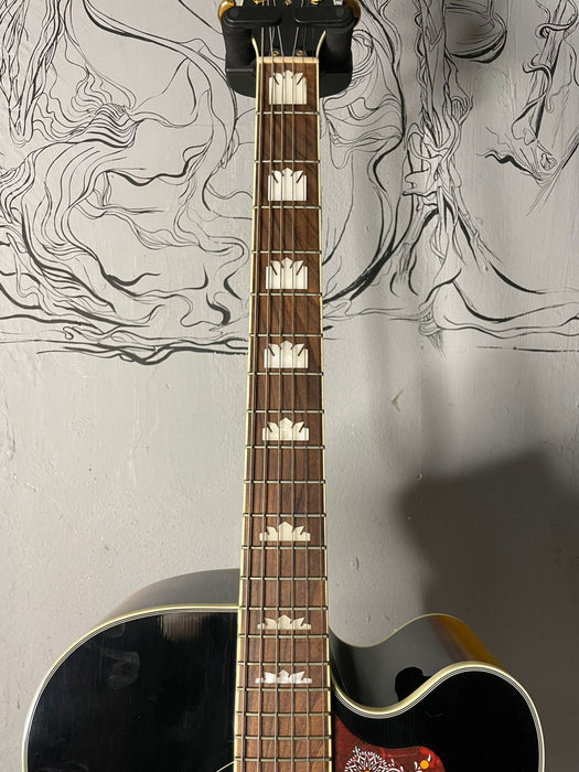 Epiphone J200 EC STUDIO Tobacco Burst con case gator