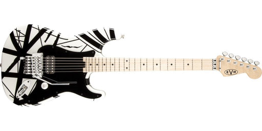 EVH Striped Series - White with Black Stripes