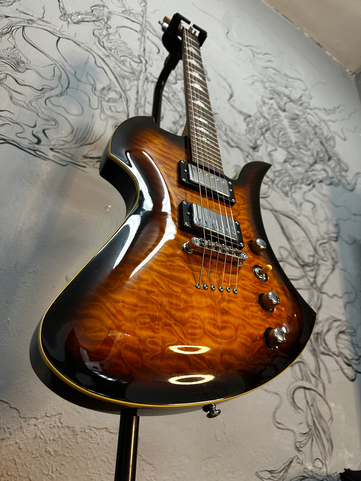 B.C. Rich Mockingbird Masterpiece Quilt Sunburst — Pepis Music