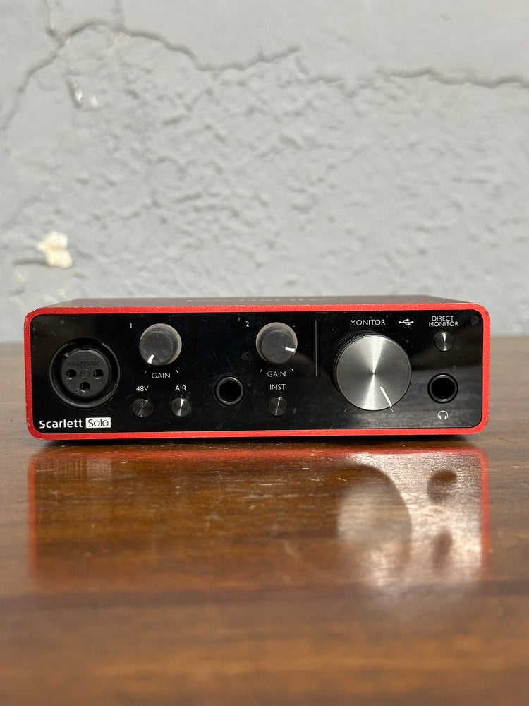 Focusrite Scarlett Solo 3ra Gen USADO