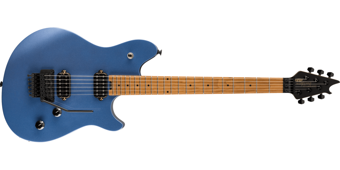 EVH Wolfgang Standard, Baked Maple Fingerboard - Pelham Blue