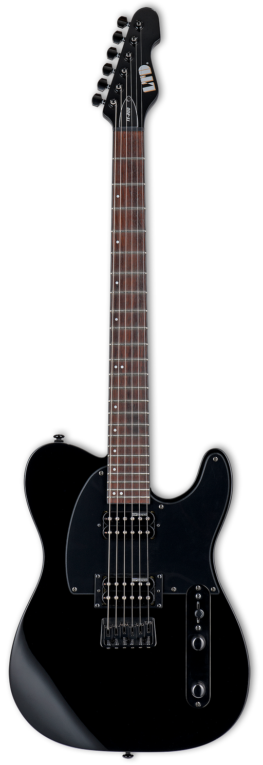 Guitarra Eléctrica LTD TE-200 negra