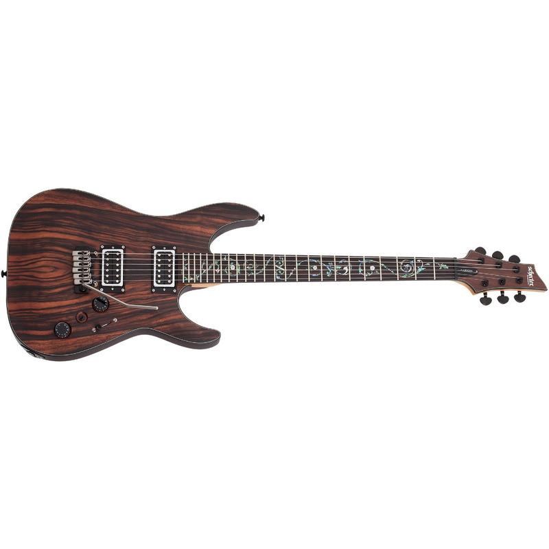 GUITARRA ELECTRICA SCHECTER C-1 EXOTIC TREM EBONY