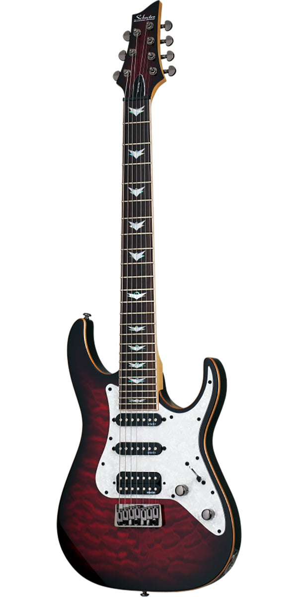 ギター Schecter Banshee-7P SCHECTER BANSHEE-7 EX Black Cherry Sunburst — Pepis Music - The