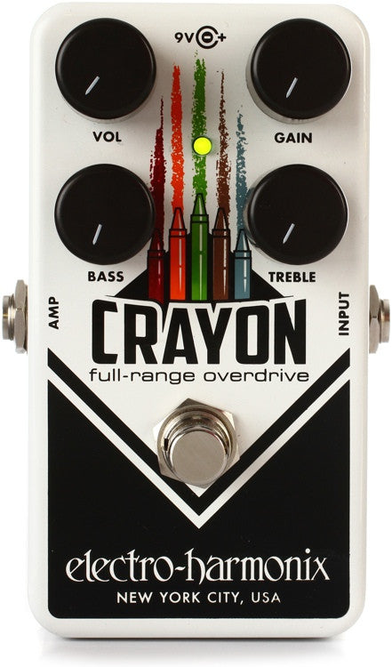 EHX Crayon Full-Range Overdrive — Pepis Music - The Musician's Cavern