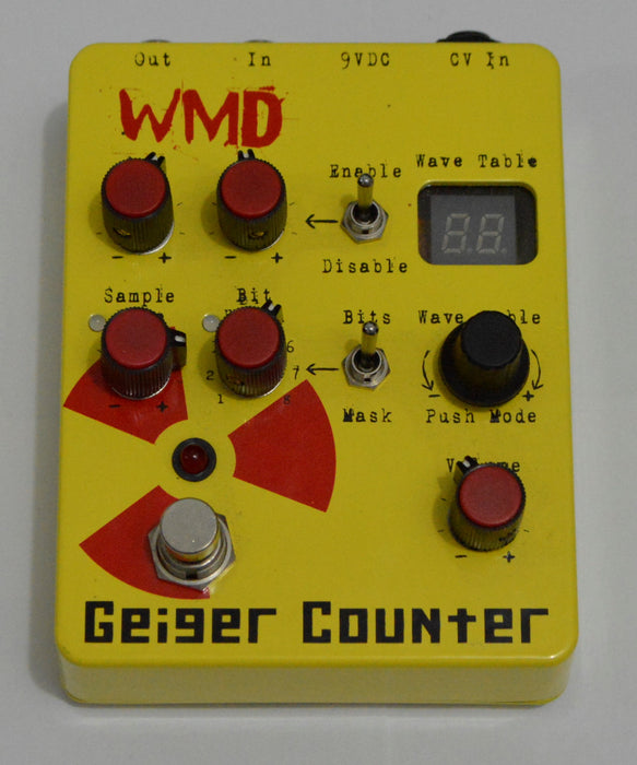 WMD Devices Geiger Counter Digital Destruction Guitar Pedal (USADO)