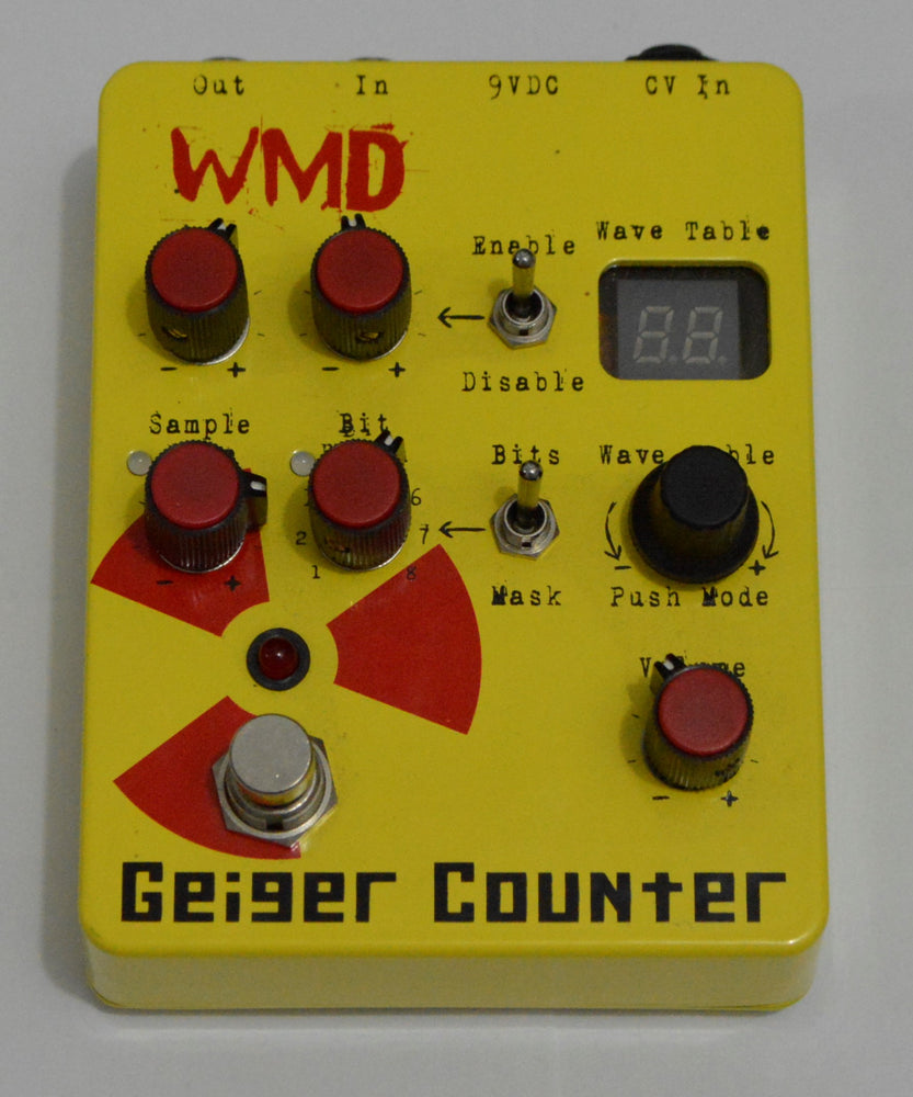 WMD Devices Geiger Counter Digital Destruction Guitar Pedal (USADO)
