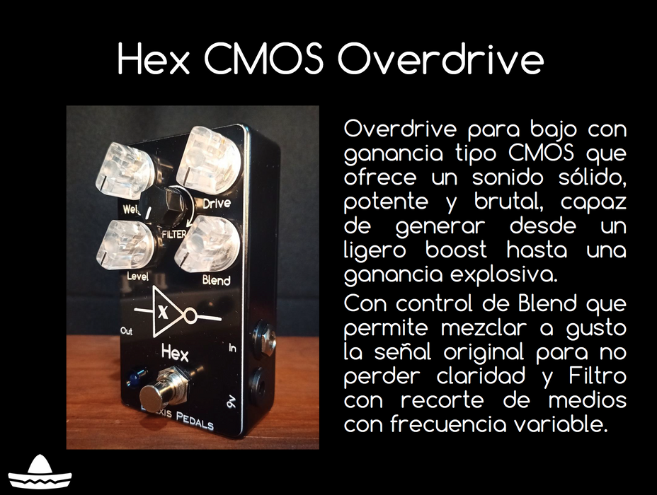 Hex CMOS Overdrive para Bajo