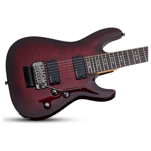 SCHECTER DEMON-7 FR Crimsom Red