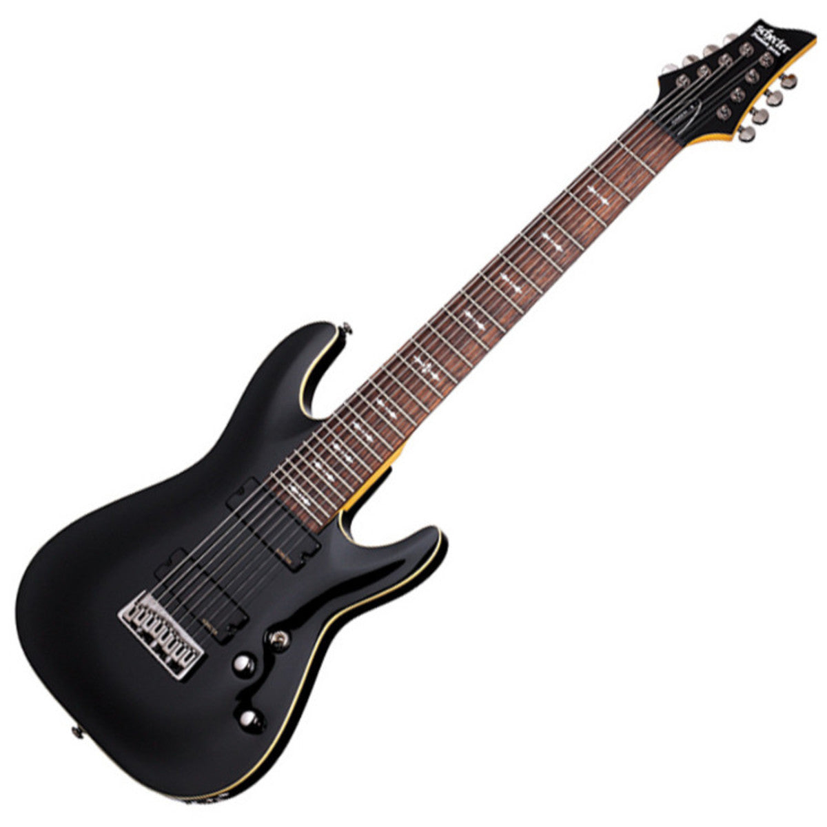 【希少レフティ8弦】 Schecter omen-8 レフティ 8弦ギター GUITARRA SCHECTER OMEN 8 Negro — Pepis Music - The Musician's Cavern