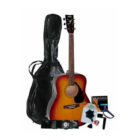 Yamaha Paquete Guitarra Folk  acústica  F310 Tobacco brown sunburst